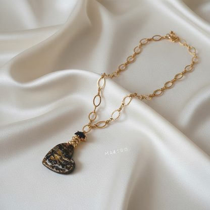 Collana Notte Stellata su seta elegante