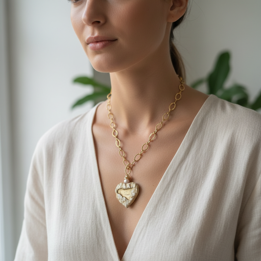 Modella con collana Macorì