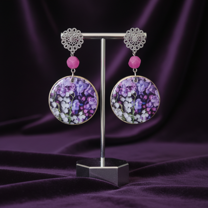 Orecchini Macorì su velluto