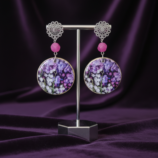 Orecchini Macorì su velluto