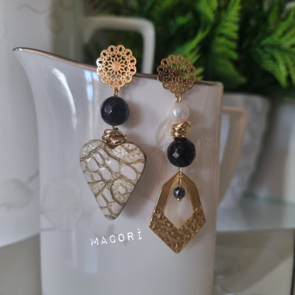 Orecchini "Contrasti d’Eleganza"