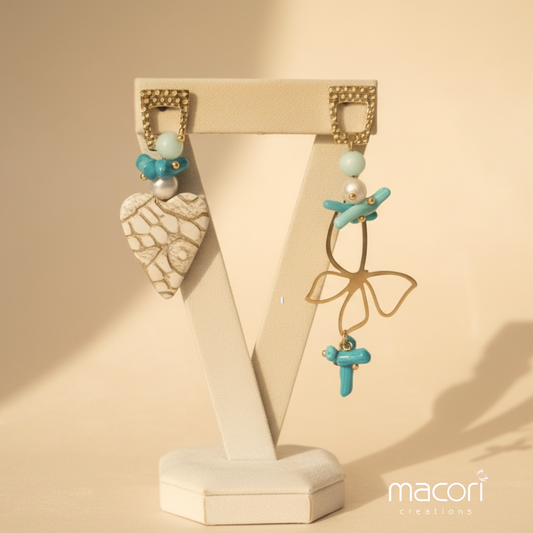 Orecchini Cuore Marina