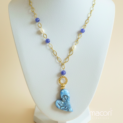 Collana Cuore in Fiore
