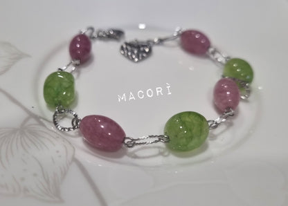 Bracciali con pietre dure e perle
