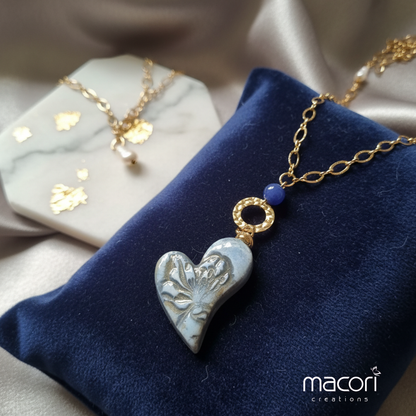 Set 2 Collane Cuore in Fiore