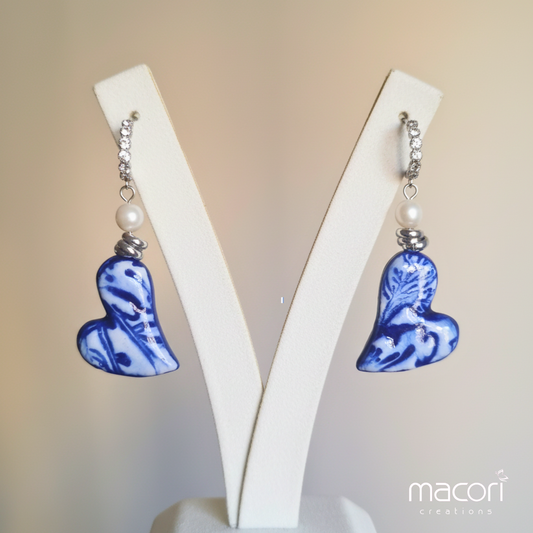 Tris Orecchini Celeste