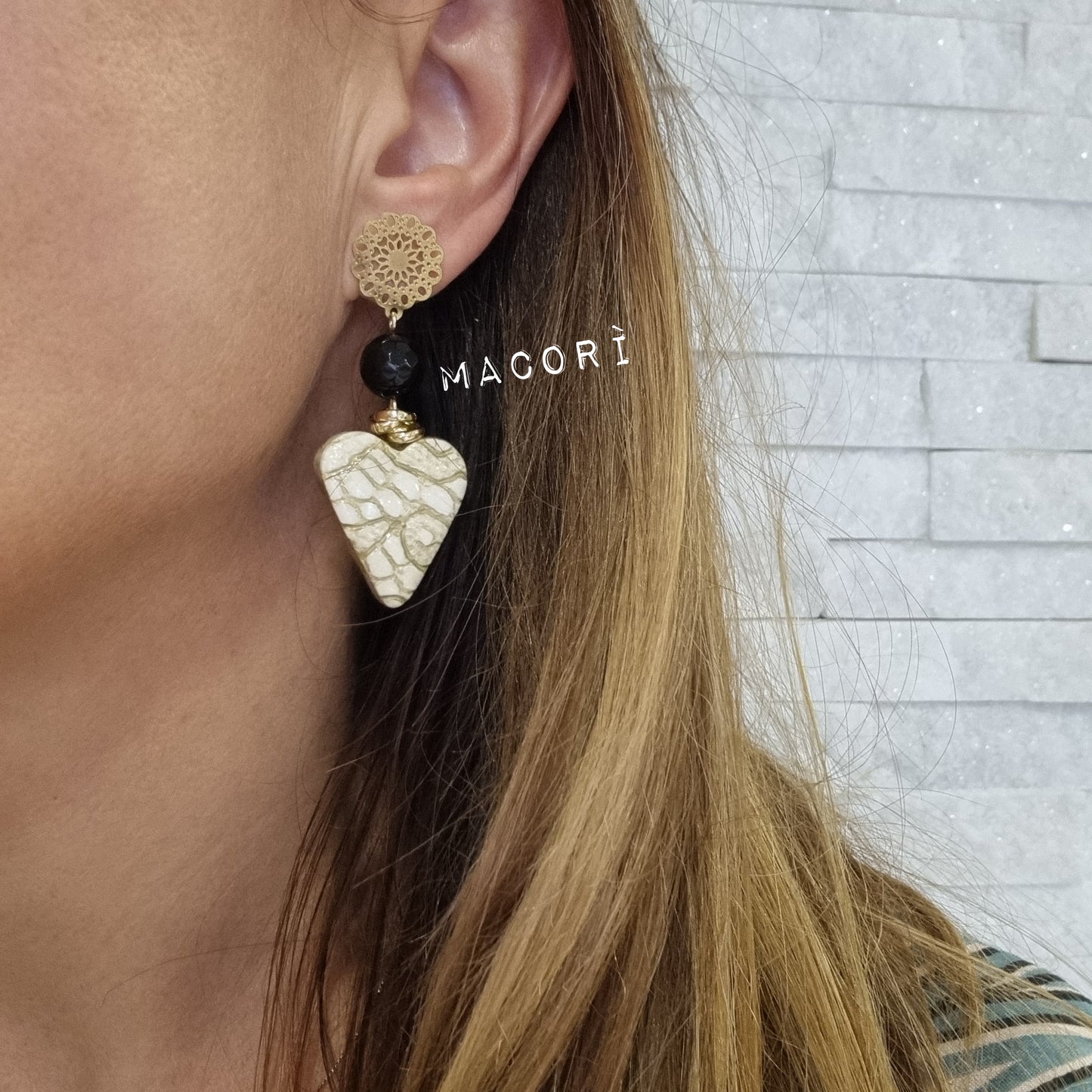 Orecchini "Contrasti d’Eleganza"