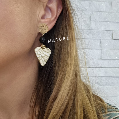 Orecchini "Contrasti d’Eleganza"