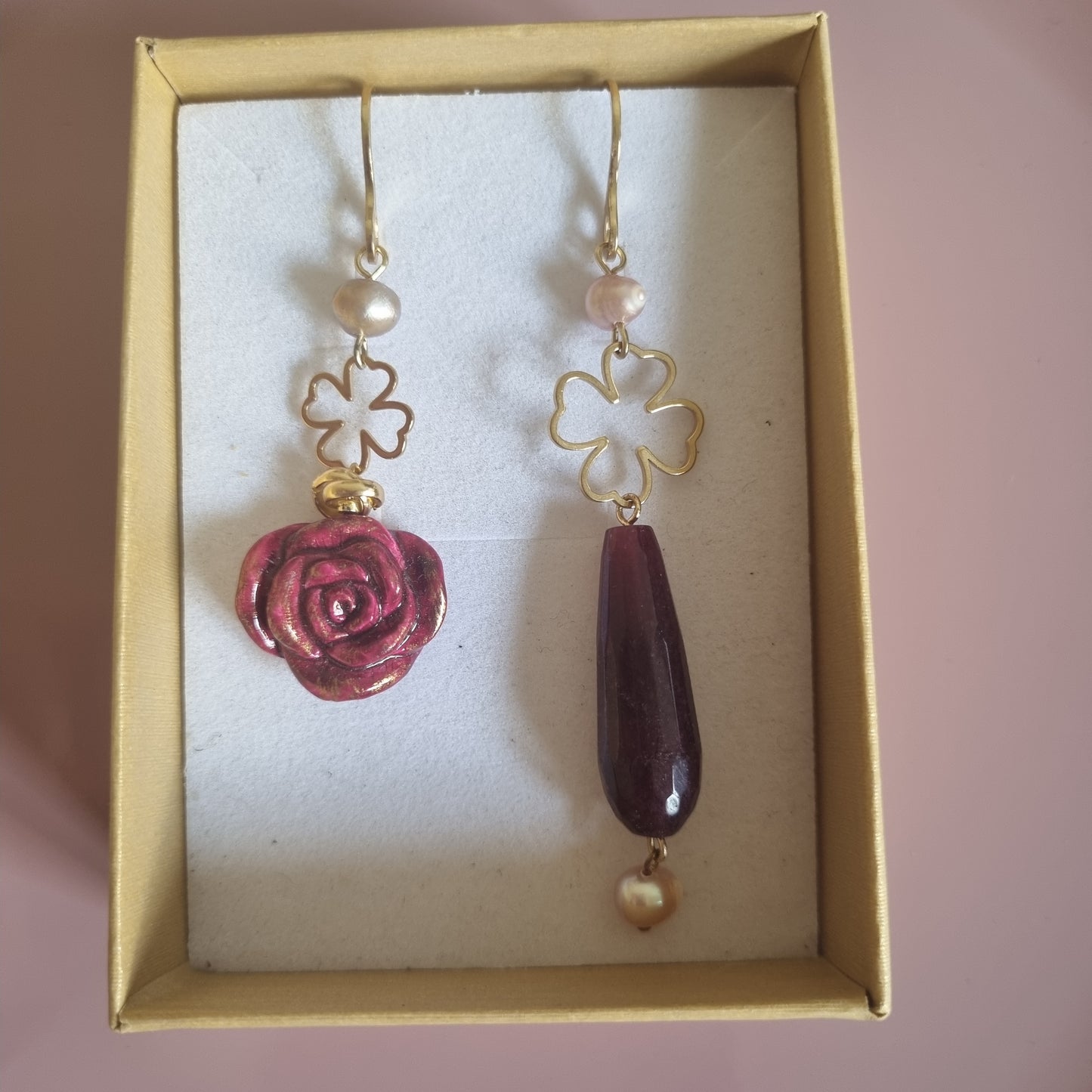 Orecchini “Fiori Ribelli” – Gioielli artigianali unici