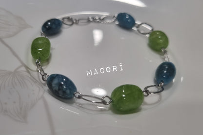 Bracciali con pietre dure e perle